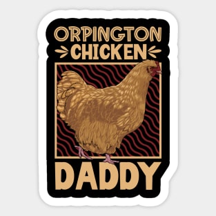 Orpington Chicken Daddy Sticker